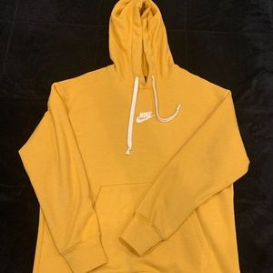 Yellow Nike hoodie